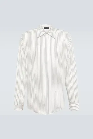 AMIRI Logo cotton poplin shirt