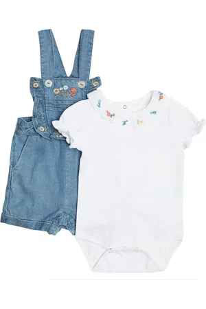 Tartine Et Chocolat Baby bodysuit and dungarees set