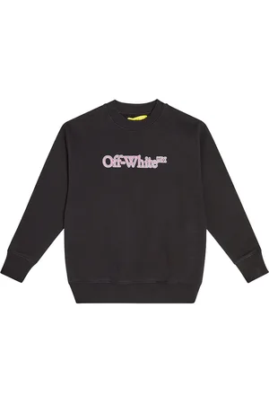 OFF-WHITE Big Bookish cotton jersey sweatshirt