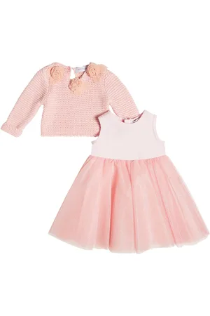 MONNALISA Baby dress and sweater set