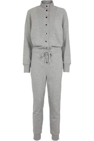 VERONICA BEARD Finn buttoned cotton jumpsuit