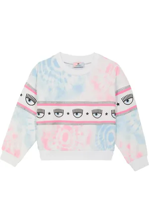 MONNALISA Tie-dye jersey sweatshirt
