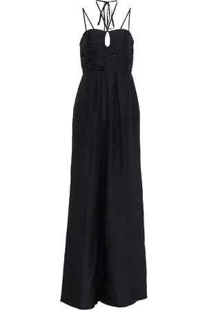 ULLA JOHNSON Khalida silk halterneck jumpsuit