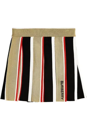 Burberry Amelia Icon Stripe wool skirt