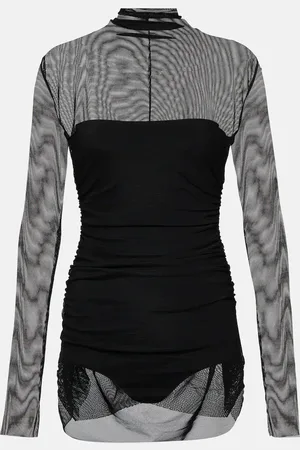 Norma Kamali Mesh minidress