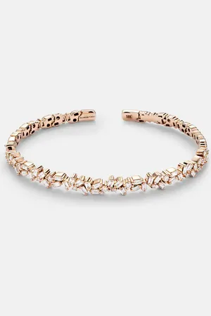 Suzanne Kalan Fireworks 18kt and diamond bangle