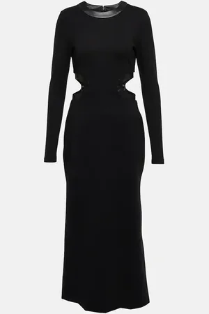 Staud Dolce cutout jersey midi dress
