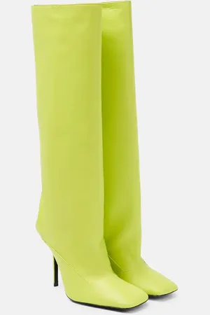 The Attico Sienna leather knee-high boots