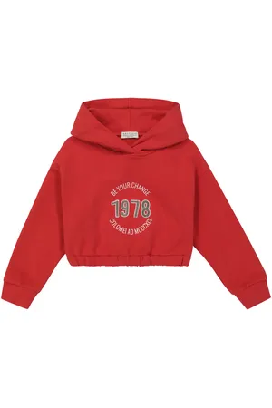 Brunello Cucinelli Embellished cotton hoodie