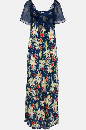 RIXO London Paltrow printed silk midi dress