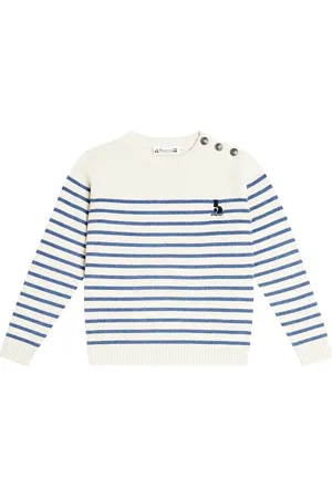 BONPOINT Crofton striped wool and cotton sweater