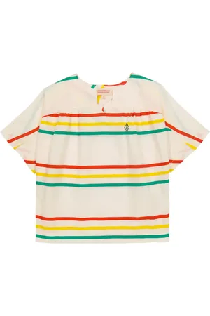The Animals Observatory Lamb striped cotton T-shirt