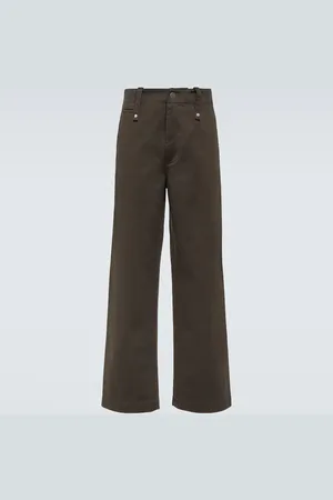 Burberry Cotton twill straight pants