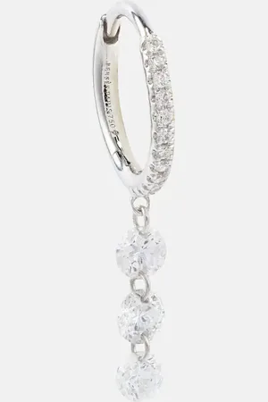PERSÉE PersÃ©e 18kt gold single earring with diamonds