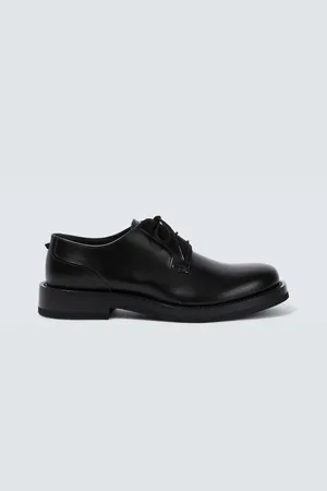 VALENTINO GARAVANI Rockstud leather Derby shoes