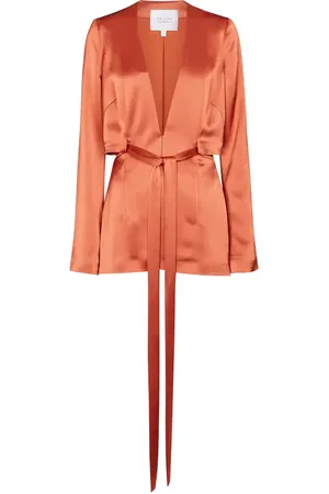 GALVAN Slashed satin jacket