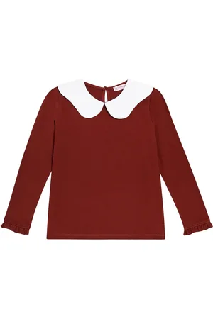 La Coqueta Iziar cotton jersey top