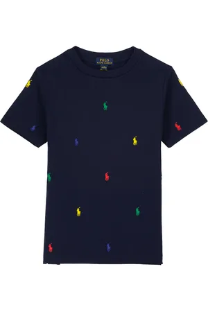 Ralph Lauren Embroidered cotton T-shirt