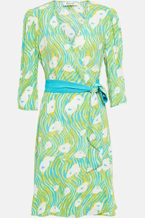 Diane von Furstenberg Belted printed minidress