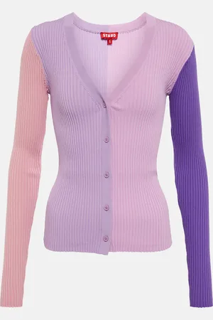 Staud Cargo ribbed-knit cardigan