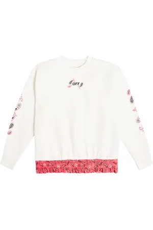 OFF-WHITE Paisley printed cotton jersey sweatshirt