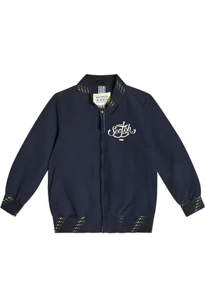 Scotch&Soda Cotton-blend bomber jacket