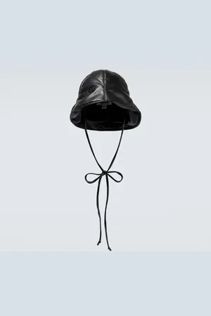 Nanushka Ricky faux leather bucket hat