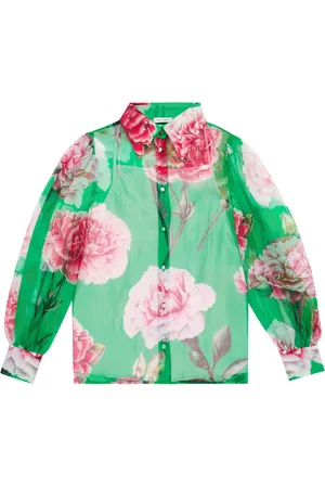 Dolce & Gabbana Floral silk chiffon shirt