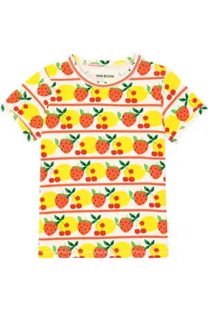 Mini Rodini Printed cotton-blend jersey T-shirt