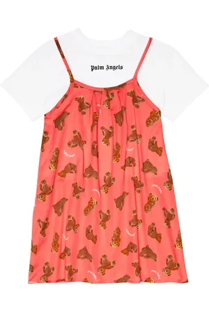 Palm Angels Printed cotton dress