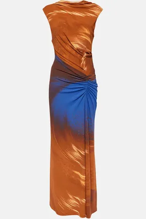 Simkhai Acacia printed jersey midi dress