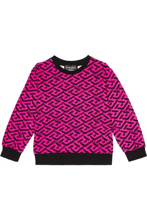 VERSACE Logo cotton sweatshirt