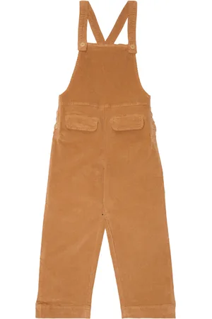 Il gufo Cotton corduroy dungarees