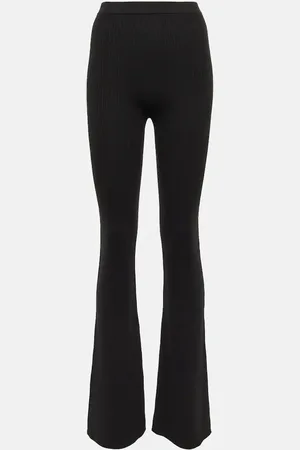 Rick Owens Rib-knit wool-blend pants