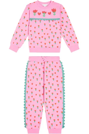 Stella McCartney Printed sweatshirt and sweatpants set