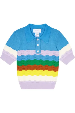 PAADE Pointelle-knit cotton polo shirt