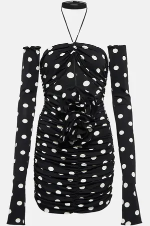 MAGDA BUTRYM Polka-dot cutout minidress