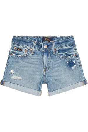 Ralph Lauren Distressed denim shorts