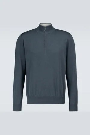 Loro Piana Mezzocollo cotton and silk sweater