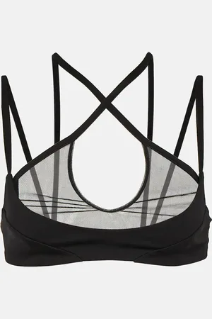 The Attico Crossed straps bra