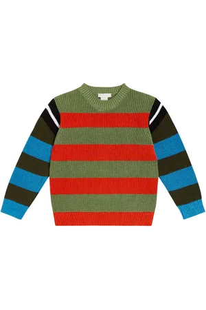 Stella McCartney Striped cotton and wool sweater
