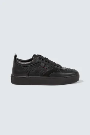 Christian Louboutin Happyrui leather-trimmed sneakers