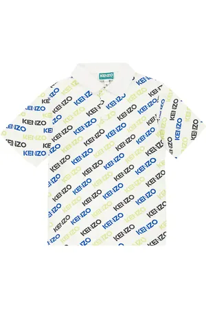 Kenzo Logo printed cotton polo shirt