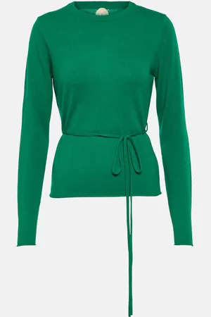 Jardin des Orangers Belted wool and cashmere sweater