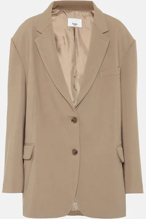 The Frankie Shop Bea twill blazer