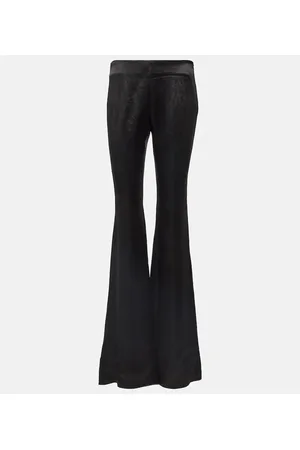 Low-rise flared pants in black - Magda Butrym