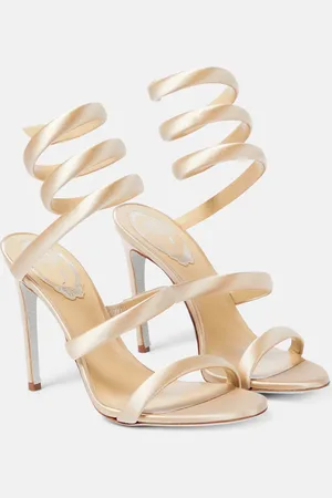 RENE CAOVILLA Cleo satin sandals