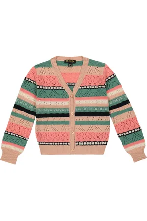 Loro Piana Pointelle-knit cashmere cardigan
