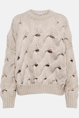 Brunello Cucinelli Openwork cashmere sweater