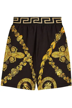 VERSACE Barocco printed cotton shorts